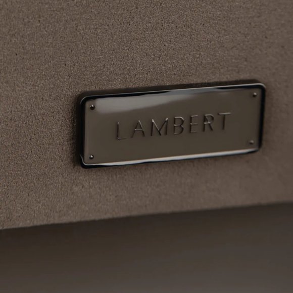 LAMBERT | The Victoria - 3-In-1 Metro Vegan Microsuede Handbag | Brown - Picture 4 of 14